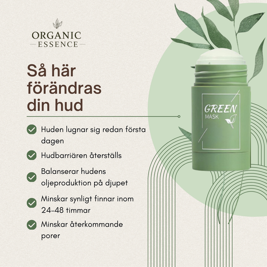 Organic Essence™ — Naturlig djuprengöring mot akne och porer